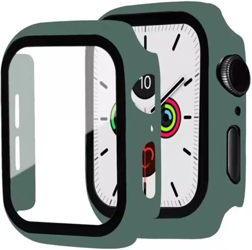 INCOVER Apple Watch 7 (41mm) Hardplastdeksel med innebygd skjermbeskytter - Grønn