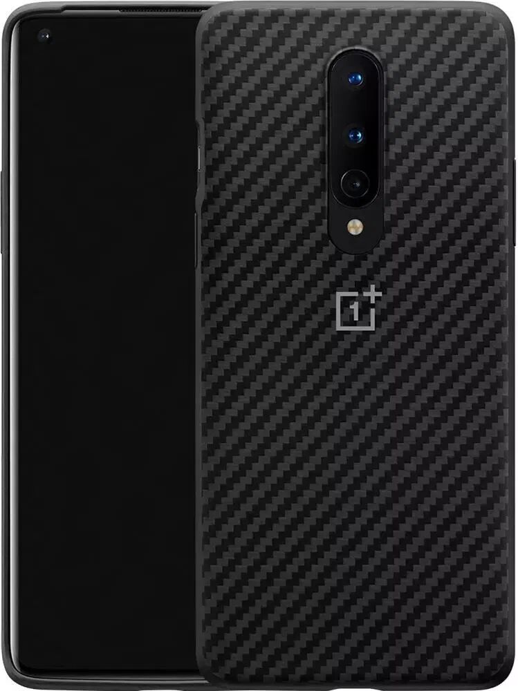 OnePlus Originalt OnePlus 8 Deksel Karbon Protective Case Svart