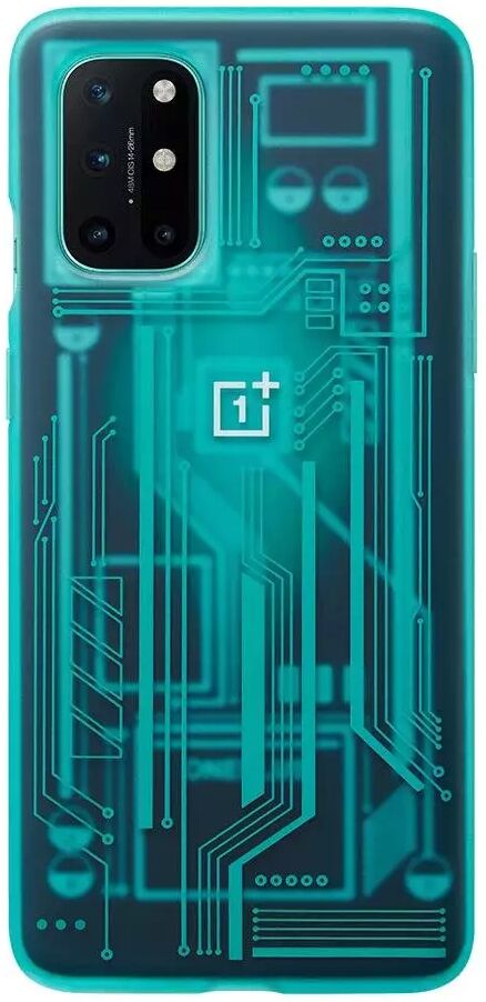 OnePlus Originalt OnePlus 8T Deksel Quantum Bumper Case Deksel - Cyborg Cyan