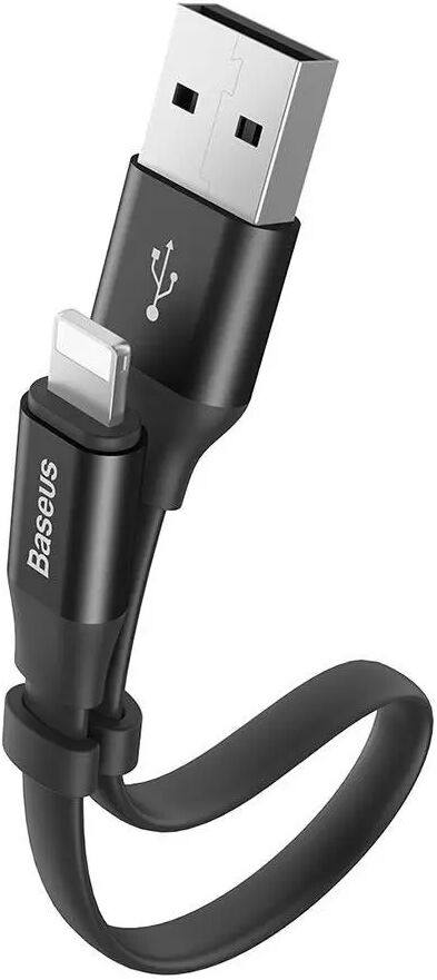 Baseus Nimble (2A/10W) Lightning Kabel 23 cmed - Svart