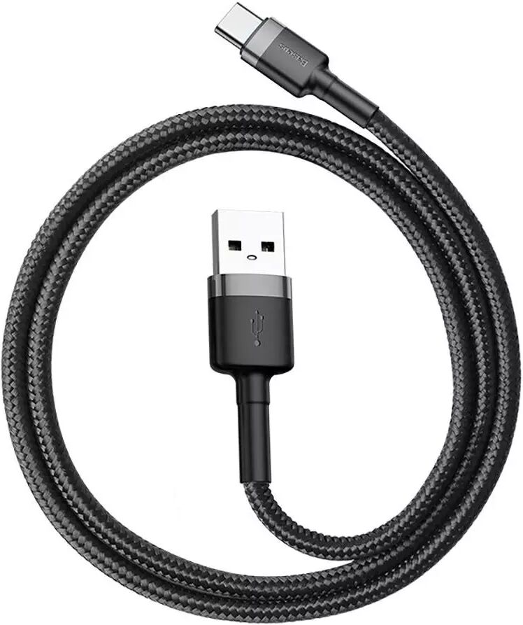 Baseus Cafule (3A/15W) USB-C Kabel 1 med Svart