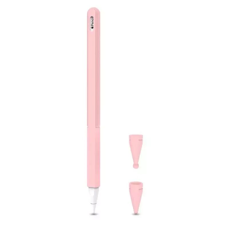 Tech-Protect Apple Pencil 2 Fleksibelt Silikondeksel - Rosa