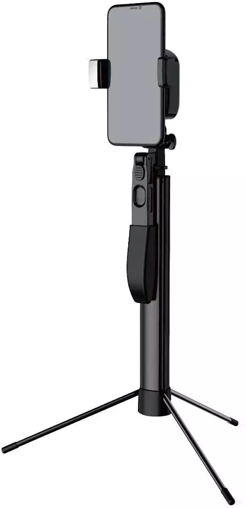 NORTH Stabilized Selfie Stick / Tripod med Trådløs Kamera Utløser & 2 LED Lamper