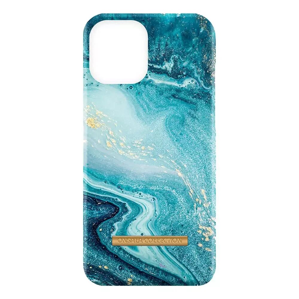 GEAR iPhone 13 Pro Max GEAR ONSALA Fashion Collection Deksel - Magnetisk - Blue Sea Marble