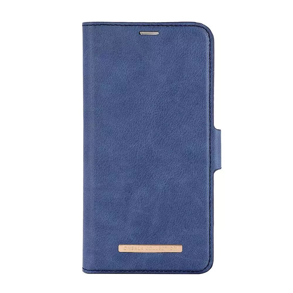 GEAR iPhone 13 Pro Max ONSALA Fashion Collection PU Skinn Flipdeksel med Magnet & Lommebok - Royal Blue