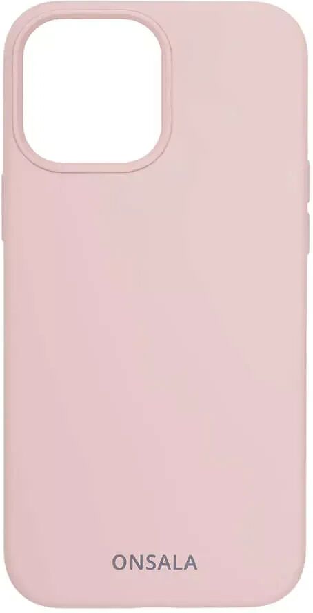 GEAR iPhone 13 Pro Max GEAR Onsala Collection Liquid Silicone Bakdeksel - Sand Pink