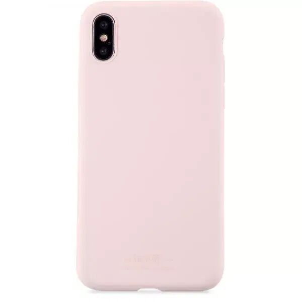 Holdit iPhone X / Xs Soft Touch Silikondeksel - Blush Rosa