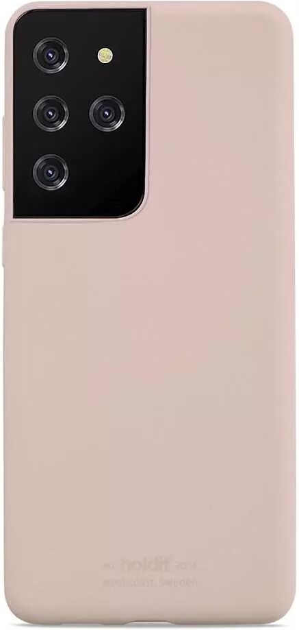 Holdit Samsung Galaxy S21 Ultra Soft Touch Silikondeksel - Blush Pink