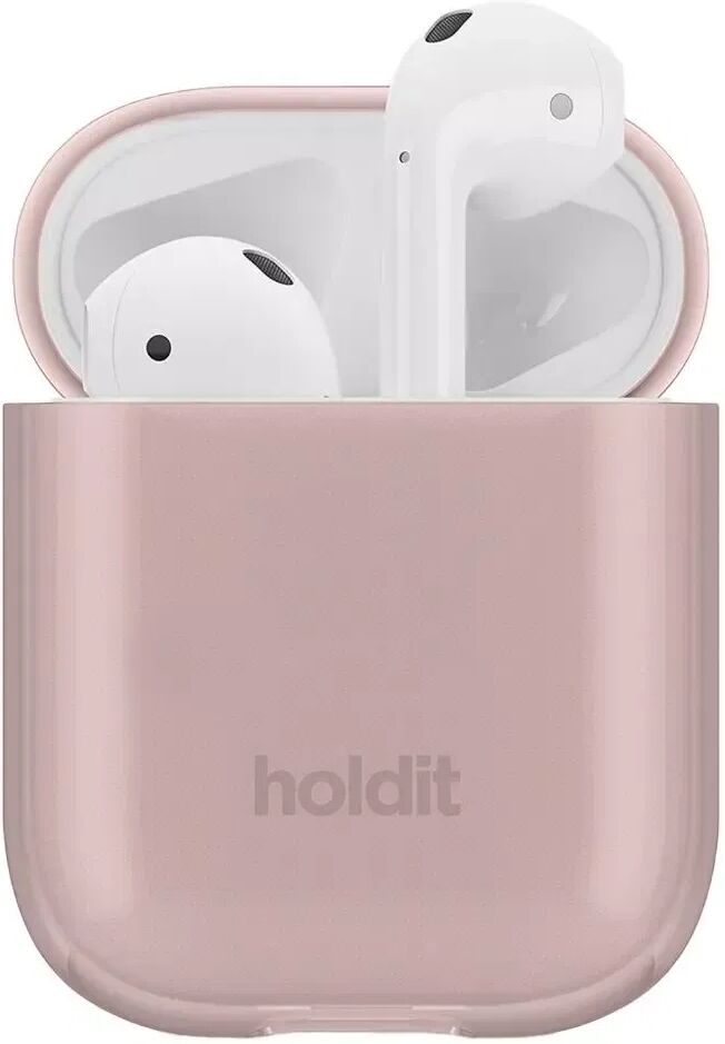 Holdit Apple AirPods (1 & 2. gen.) SeethruDeksel- Bluish Pink