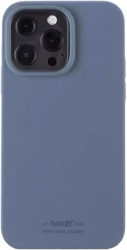 Holdit iPhone 13 Soft Touch Silikone Deksel - Pacific Blue