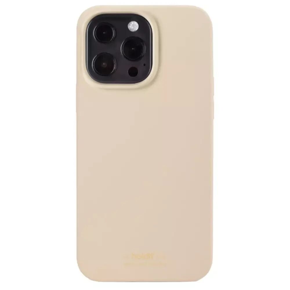 Holdit iPhone 13 Pro Soft Touch Silikone Deksel - Beige
