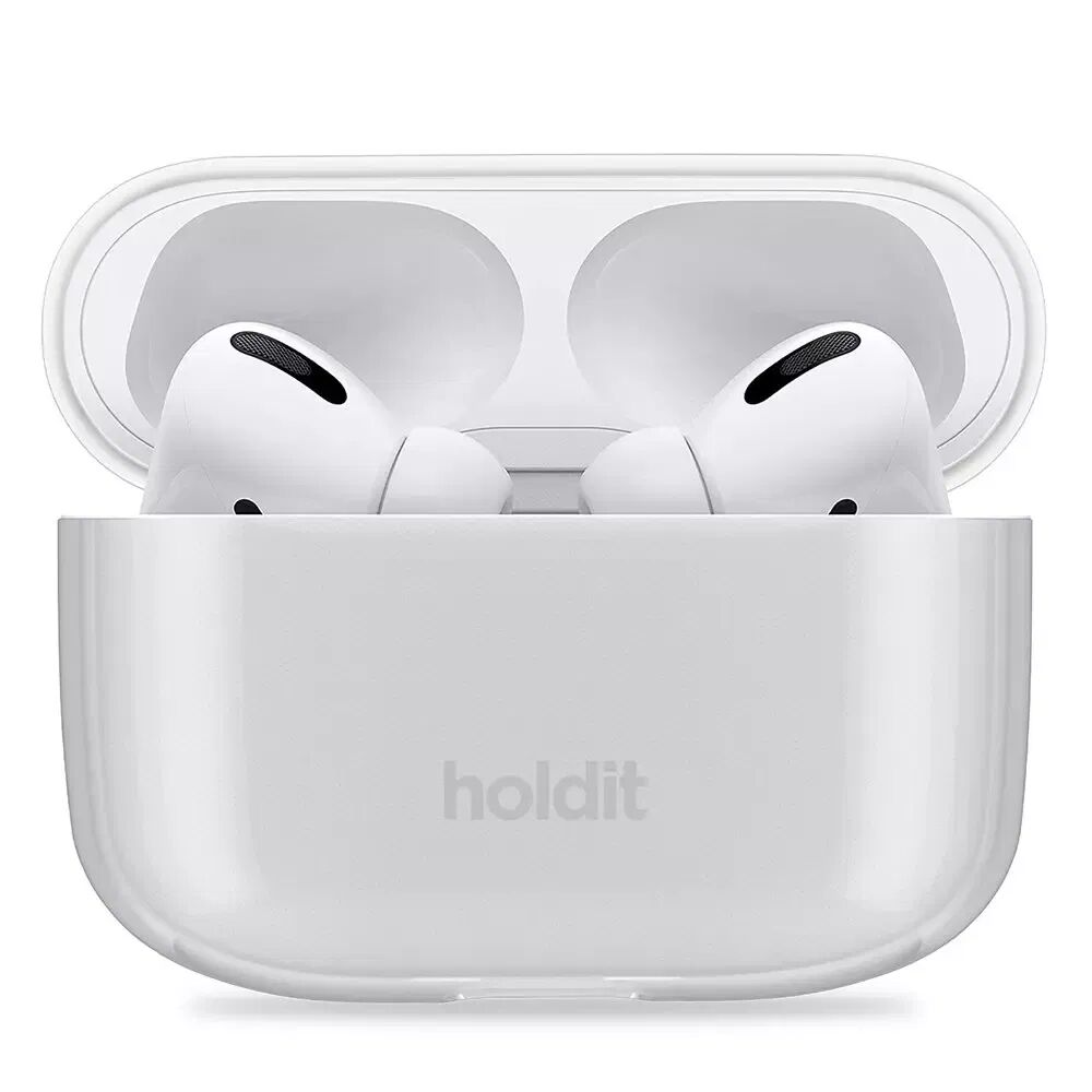 Holdit Apple AirPods Pro Seethru Case Deksel - Hvit