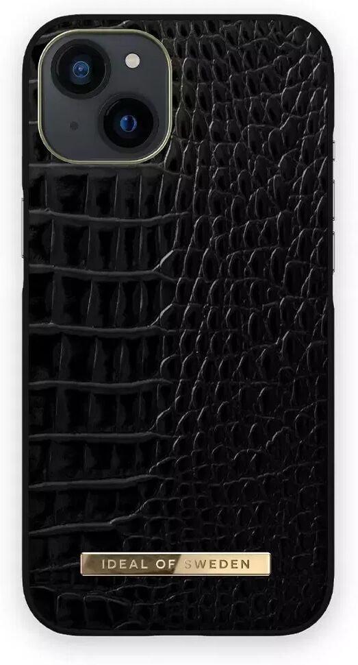 Ideal Of Sweden iPhone 13 Fashion Deksel Atelier - Neo Noir Croco