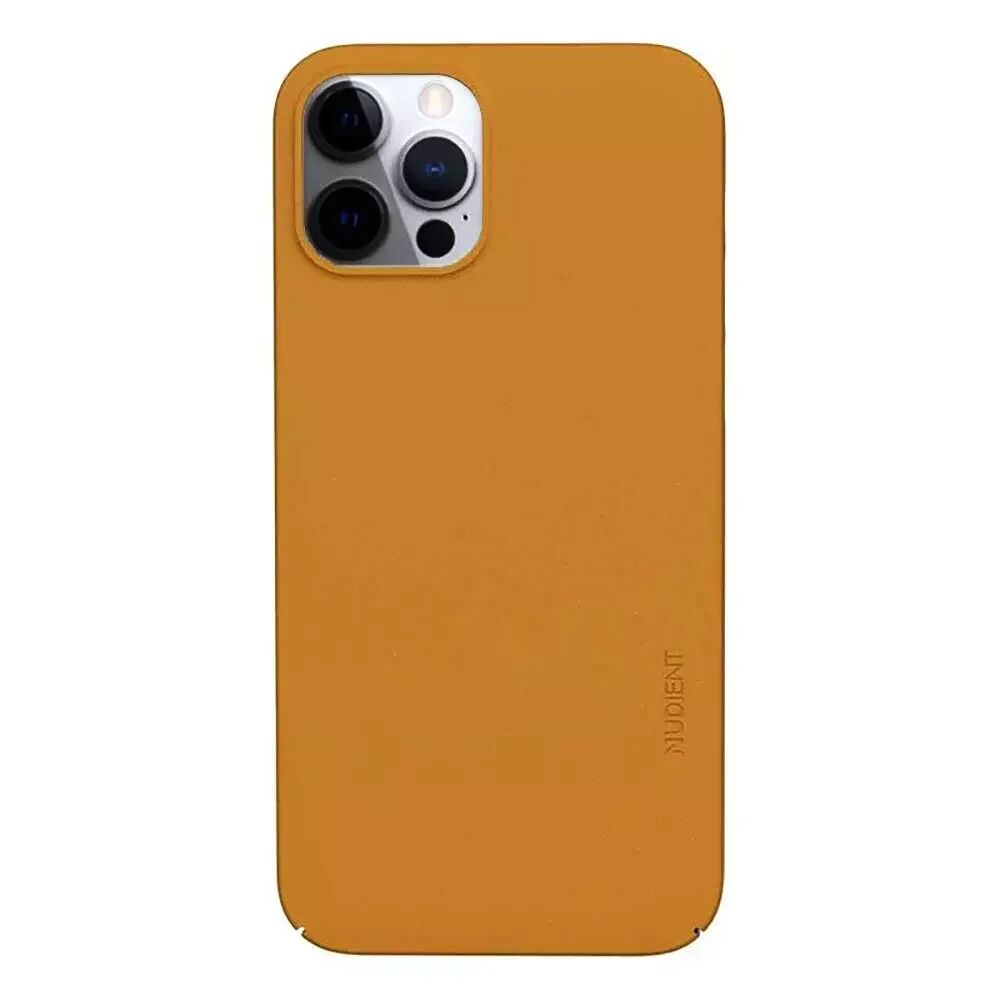 Nudient Thin Case V3 iPhone 12 / 12 Pro Deksel - Saffron Yellow