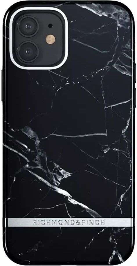 Richmond & Finch iPhone 12 Mini Deksel - Black Marble