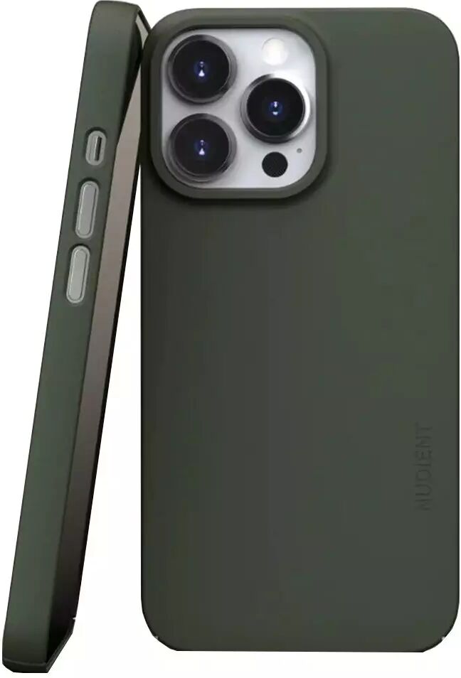 Nudient Thin Case V3 iPhone 13 Pro Deksel - Pine Green