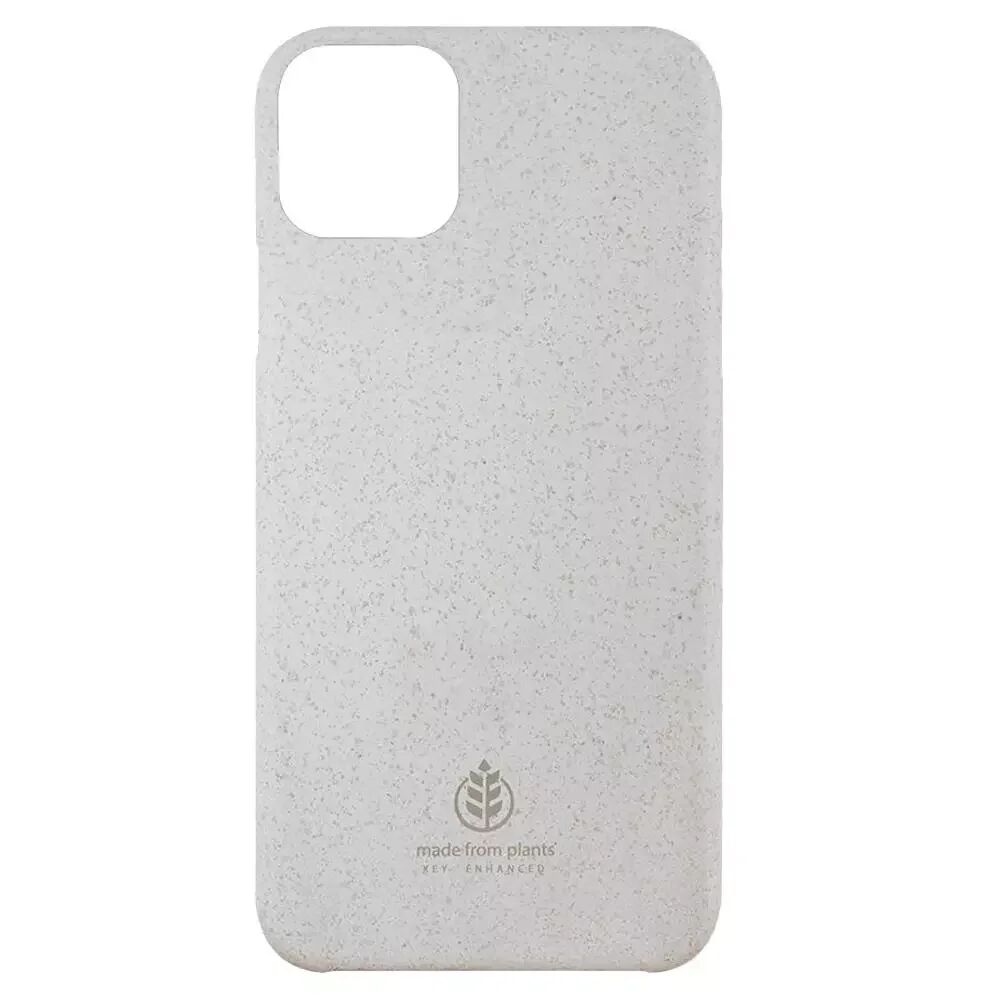 Key Enhanced Miljøvennlig iPhone 11 Pro Max Plastik Deksel - Hvit Sand