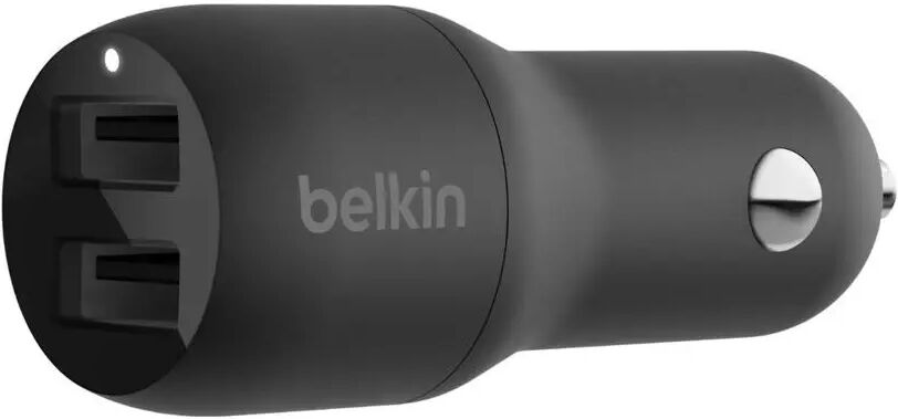 Belkin Boost Up Charge 24W BilLader med 2 x USB-A - Svart