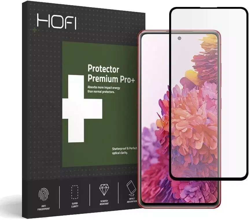 HOFI Samsung Galaxy S20 FE / S20 FE (5G) Hofi Premium Fleksibelt Skjermbeskytter - Full Fit - Svart