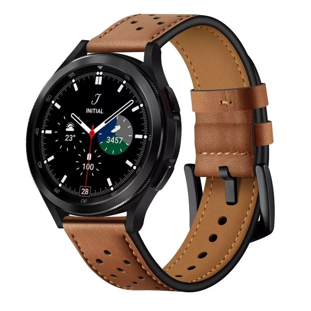 Tech-Protect Universal 20mm Smartwatch Skinn Urrem - Brun