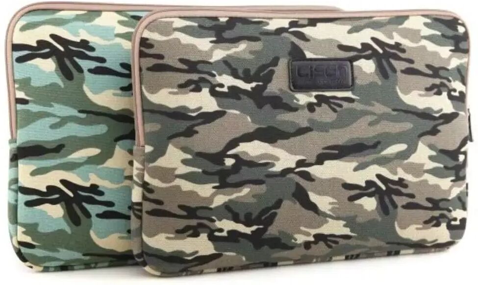 INCOVER LISEN Camouflage Laptop Sleeve 13" - Brun