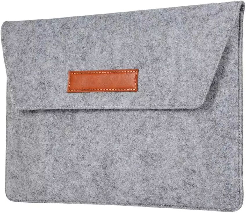 INCOVER Uldfilt Laptop 15" Sleeve - Lysegrå