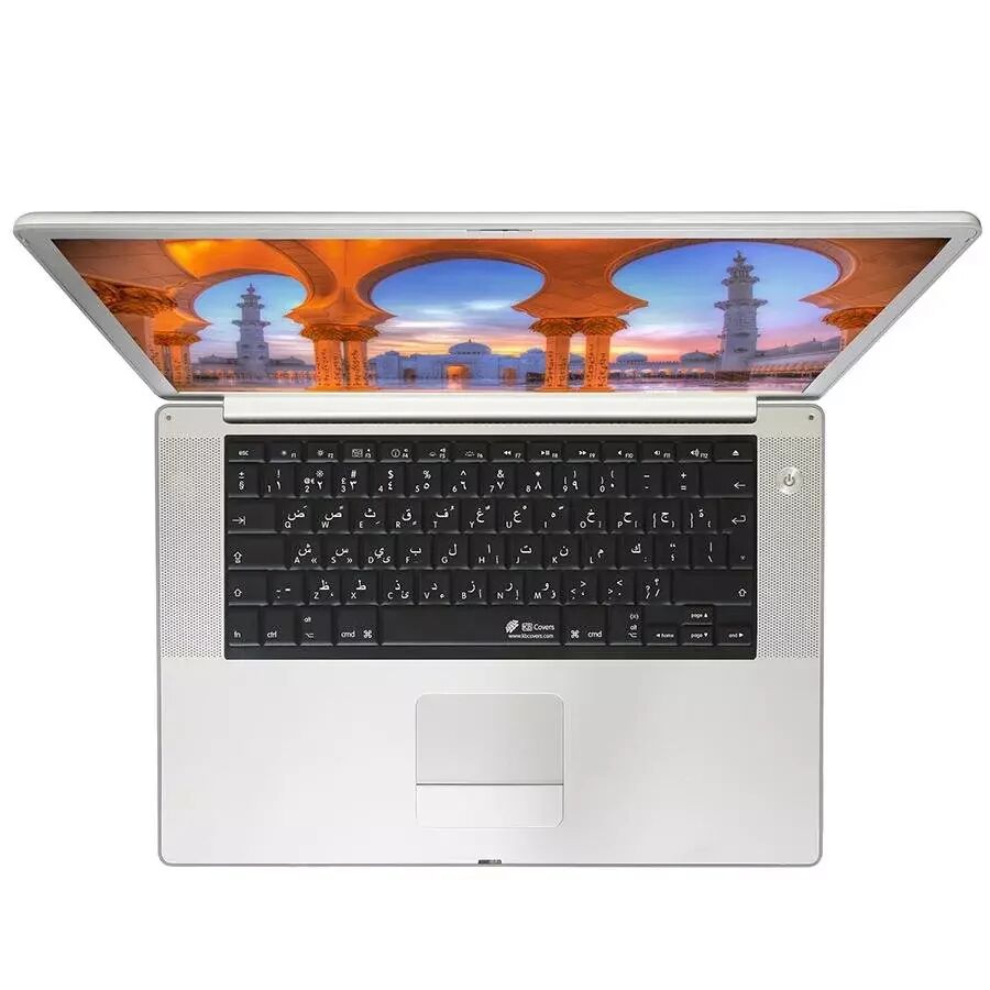 KB Covers MacBook (A1706 / A1707 / A1990) Keyboard Deksel m. Arabiske Tastatur (KB Deksels) - Black
