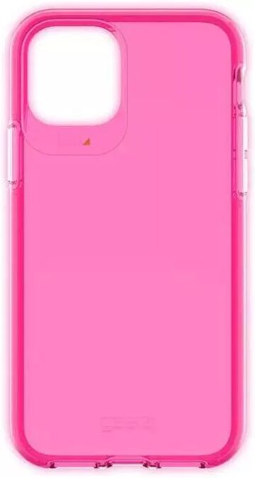 Gear4 D3O Crystal Palace iPhone 11 Plastik Cover - Gennemsigtig / Neon Pink