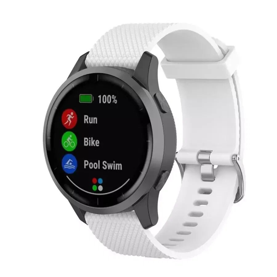 INCOVER Smartwatch Silikon Reim (22mm) Rutete - Hvit