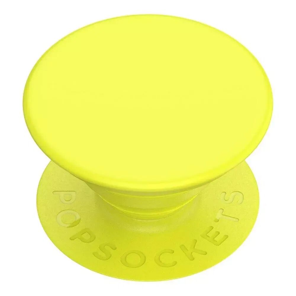 POPSOCKETS PopGrip Neon Jolt Yellow avtakbart Grep med Stativfunksjon