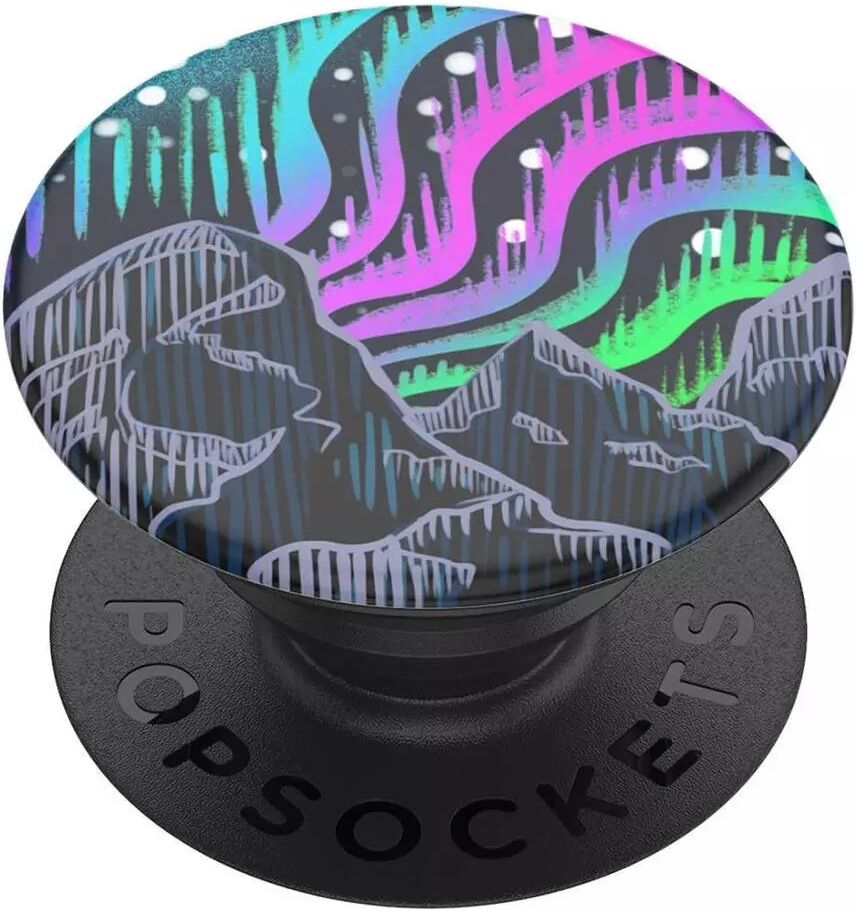 POPSOCKETS PopGrip Borealis Woodcut avtakbart Grep med Stativfunksjon