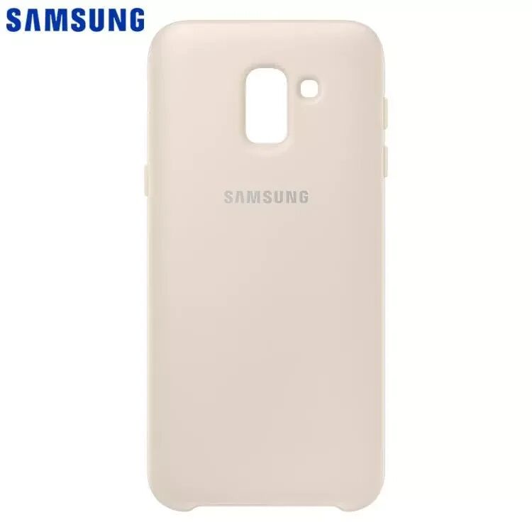 Samsung Original Samsung Galaxy J6 Case - Dual Layer Protection - (EF-PJ600CFEGWW) - Beige
