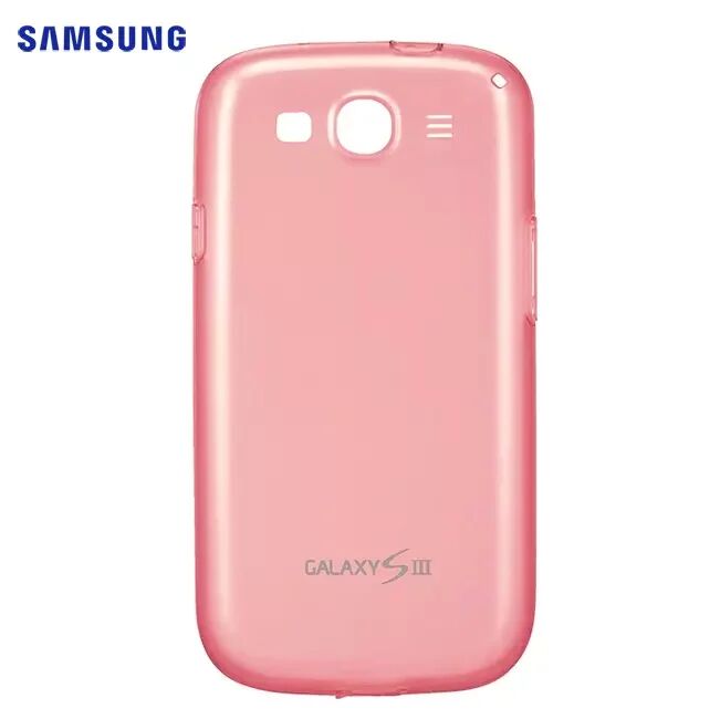 Samsung Original Samsung Galaxy S3 Halv-Gjennomsiktigt TPU Case (EFC-1G6WPE) Pink