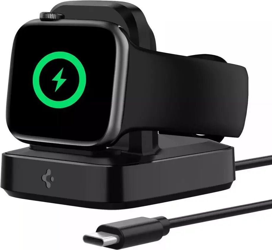 Spigen PF2002 PowerArc ArcField Apple Watch Ladestativ - Svart