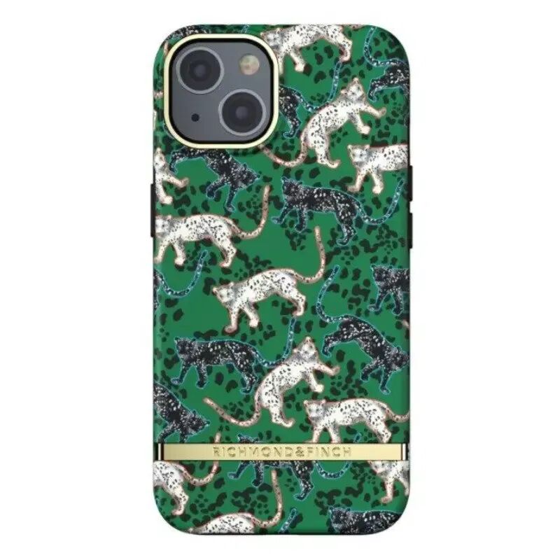 Richmond & Finch iPhone 13 Freedom Deksel - Green Leopard