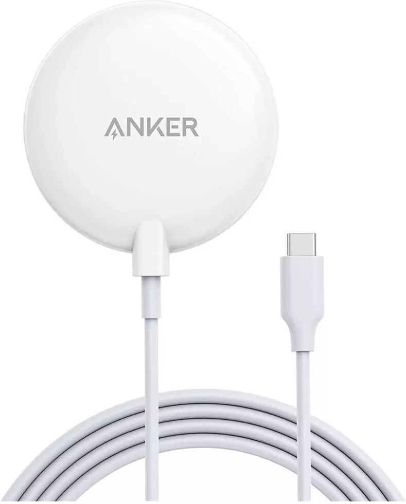 Anker Anchor Powerwave Pad Lite 7.5W MagSafe-Kompatibel Magnetisk Trådløs Lader - Hvit