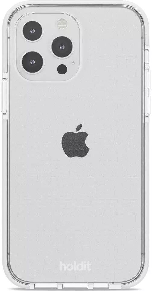 Holdit iPhone 13 Pro Seethru Deksel - White