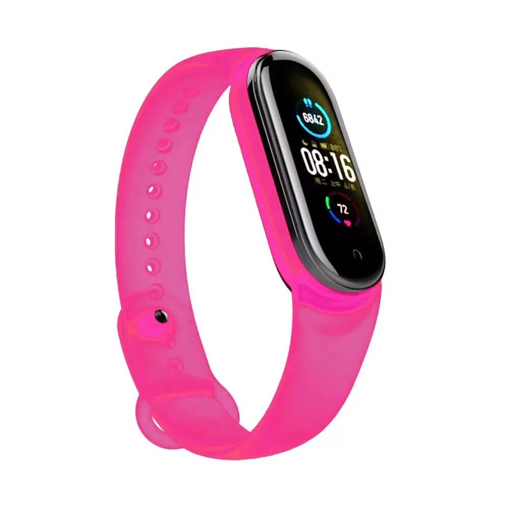 INCOVER Xiaomi Mi Band 5 / 6 Silikon Rem - Rosa