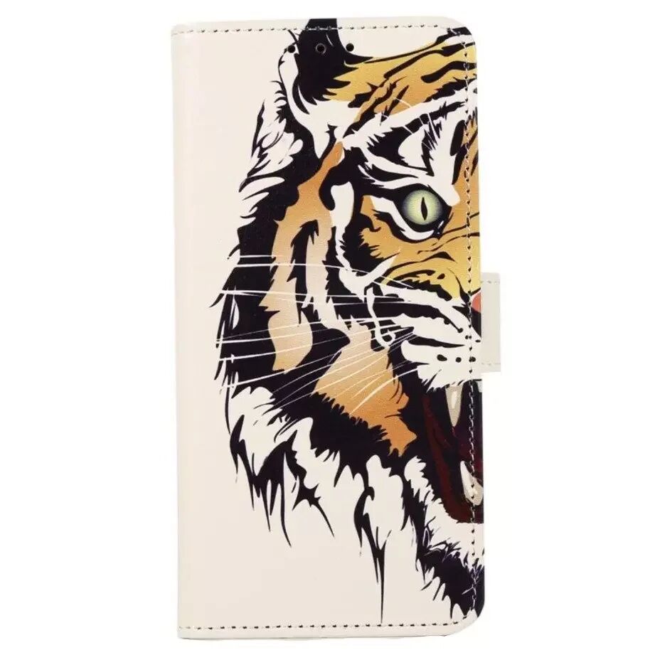 INCOVER iPhone 13 Pro PU-Skinn Flip Deksel med Lommebok - Tiger