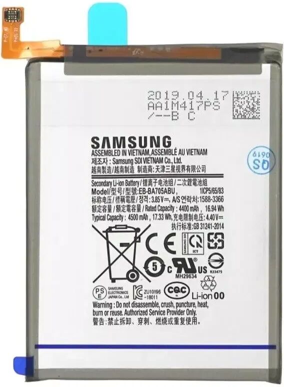 MicroSpareparts Samsung Galaxy A70 SM-A705F Batteri 4400mAh