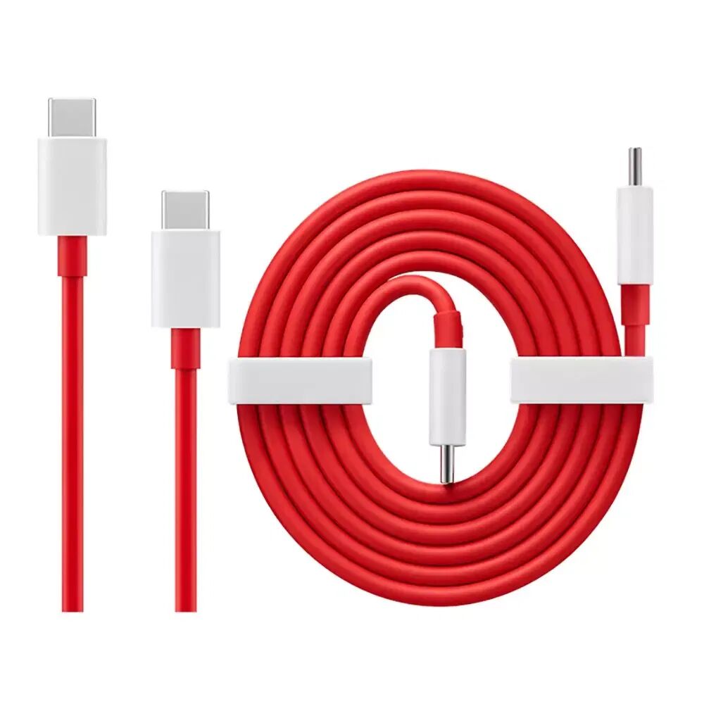 OnePlus Warp Charge (6.5A/65W) USB-C til USB-C Data- og Laderkabel 1m