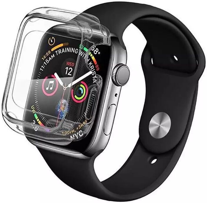 QDOS Apple Watch SE / 6 / 5 / 4 (40mm) QDOS Infinity Glass Deksel - Gjennomsiktig