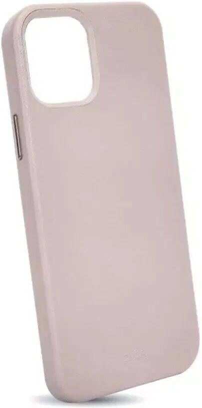 Puro iPhone 12 / 12 Pro Puro Deksel - Sky Leather Look - Rosa