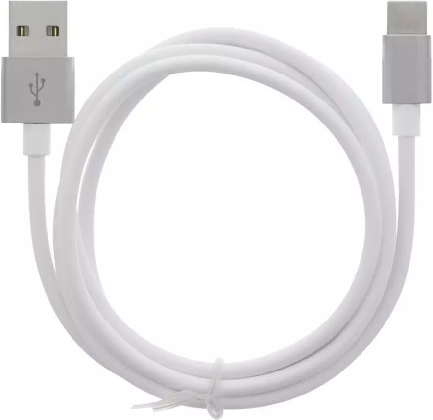 mob:a USB2.0 - USB-C Kabel 1 meter (2.4A/12W) - Hvit