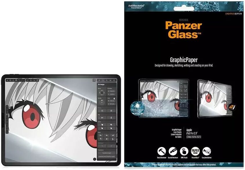 PanzerGlass iPad Pro 12.9" (2021/2020/2018) PanzerGlass Skjermbeskytter - GraphicPaper