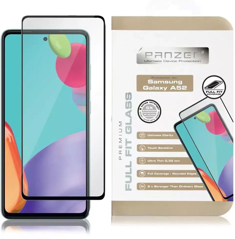 PANZER Samsung Galaxy A52s 5G / A52 5G PANZER Premium Full-Fit Glass - Svart Ramme