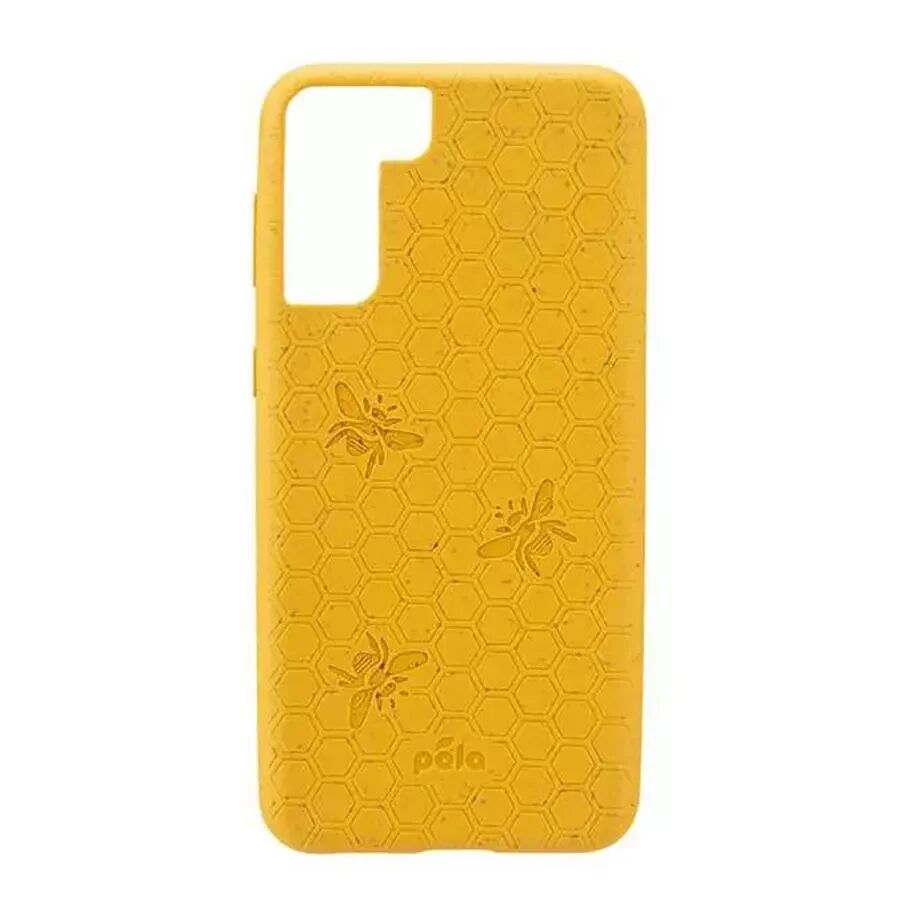 Pela Classic Honey Comb Miljøvennlig Deksel Til Samsung Galaxy S21+ (Plus) - Oransje