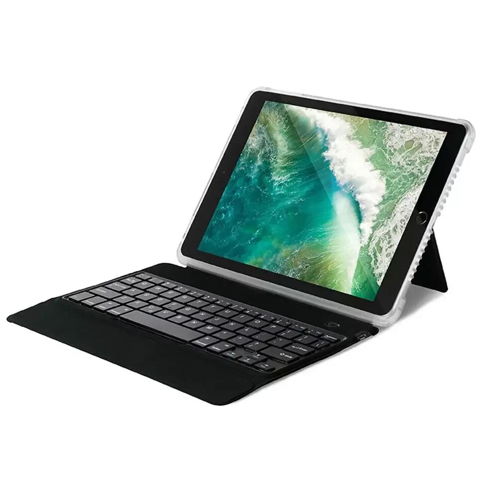 Tucano iPad (2018 / 2017) / Air / Air 2 / Pro 9.7 Tucano Guscio Pro Protective Deksel m. Tastatur - Svart