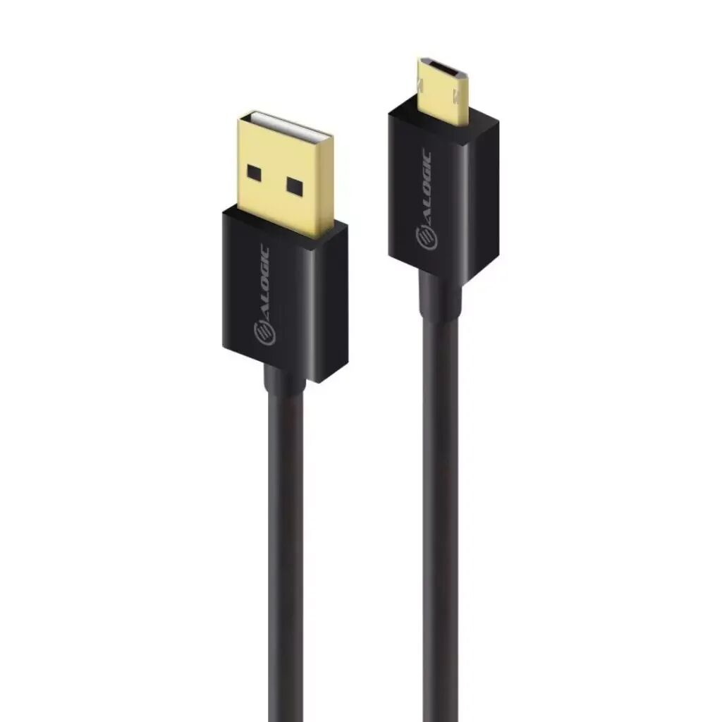 ALOGIC USB-A til Micro USB Sync & Charge Kabel - 5m - Svart