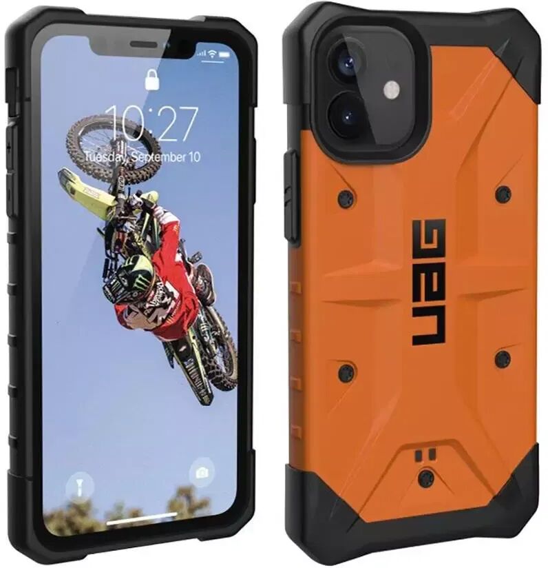 UAG iPhone 12 Mini Deksel UAG PATHFINDER Series - Sort / Oransje